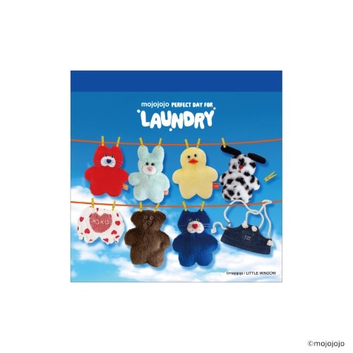 #日本出版販売(国内販売のみ） メモ帳 mojojojo･スクエアメモ  LAUNDRY IP906262