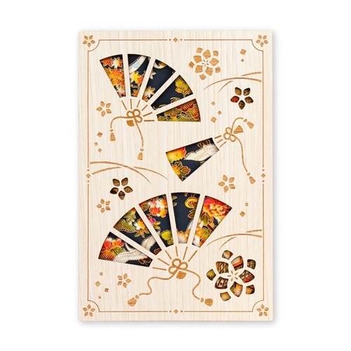 #永善（旧クルーシャル） 和文具 御朱印帳 B6変形 瑞祥扇 25157SZN