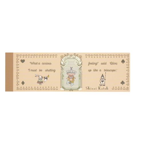#木野瀬印刷(国内販売のみ) Shinzi Katoh 一筆メモ  アリス DRINK ME IM-01018