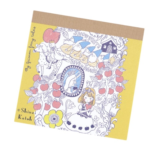 #木ノ瀬印刷  ブロックメモ  グリム童話　白雪姫Ⅱ BM-01048