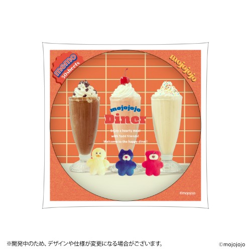 #日本出版販売(国内販売のみ） メモ帳 mojojojo Diner 缶入りメモ 40枚入り ミルクシェイク IP634125