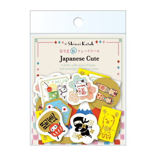 #シール堂 シール きらぴかフレークシール  Japanese Cute ks-fs-50008