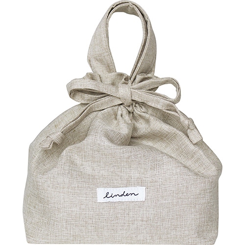 #エルコミューン 生活雑貨 保冷ランチ巾着袋  Beige LNC-322