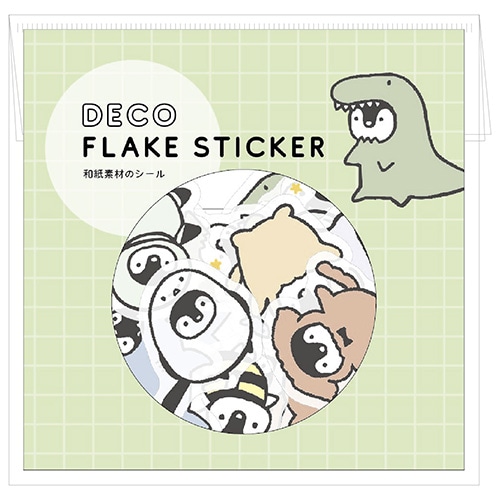 #エルコミューン シール デコフレークシール  Kigurumi FLS-002