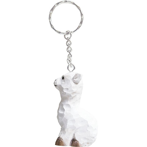 #エルコミューン 身辺雑貨 ウッドキーリング  Alpaca KC-27