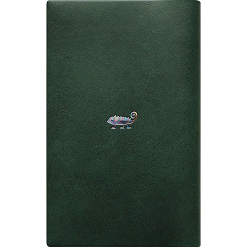 #エルコミューン 読書関連小物 ワンポイントブックカバー  新書サイズ Chameleon PBC-031