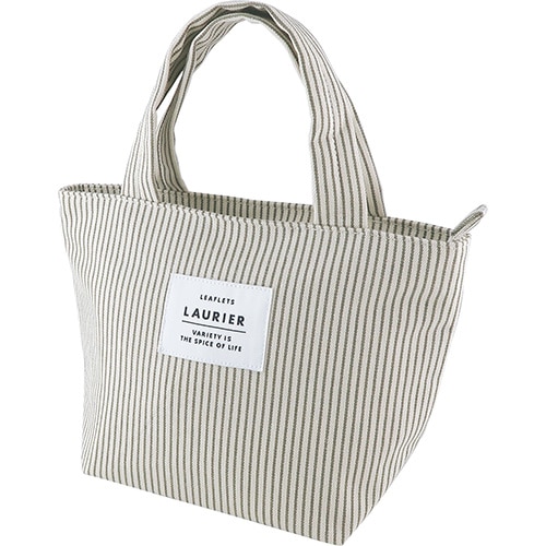 #エルコミューン 身辺雑貨 リーフレッツ･保冷ランチトートＭ  Gray CLB-432