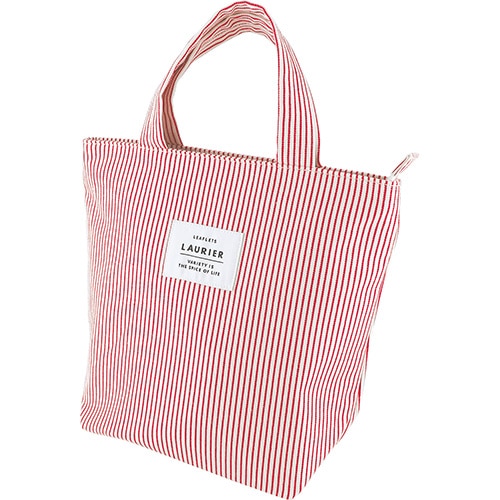 #エルコミューン 身辺雑貨 リーフレッツ･保冷ランチトートＬ  Red CLB-731