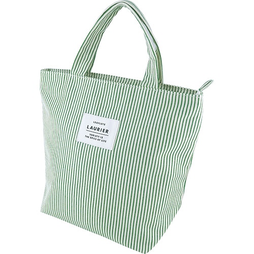 #エルコミューン 身辺雑貨 リーフレッツ･保冷ランチトートＬ  Green CLB-733