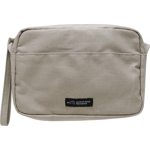 #エルコミューン 身辺雑貨 プロムネ･ブックポーチ  Gray PMN-001