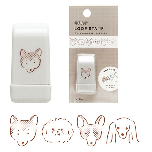 #エルコミューン 印章用品 デコループスタンプ  Doggy STP-009