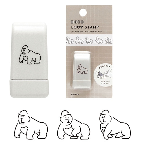 #エルコミューン 印章用品 デコループスタンプ  Gorilla STP-013
