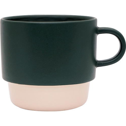 #エルコミューン キッチン雑貨 カティ･マグ 330ml Dark green 5A-CE-103