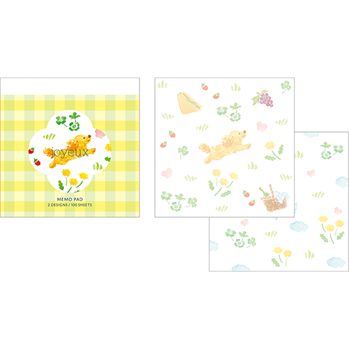 #エルコミューン メモ帳 ジョワイユ･メモパッド  ピクニック JYX-015