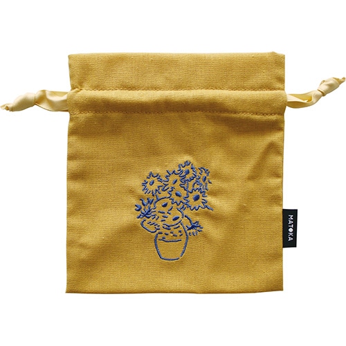 #エルコミューン 身辺雑貨 マスターピース刺繍巾着  ゴッホ MTP-102