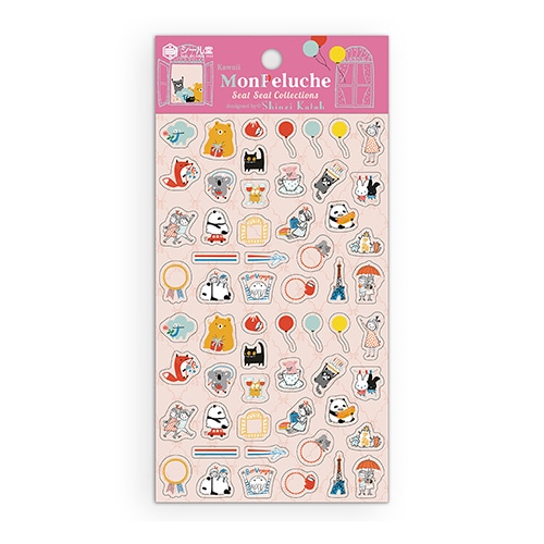 #シール堂 シール シートシール  Kawaii Mon Peluche ks-ss-10017