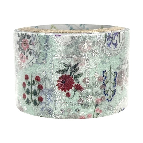 #シール堂 マスキングテープ きらぴかマスキングテープ  Botanical ks-dt-50024