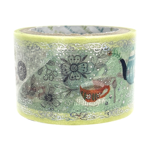 #シール堂 マスキングテープ きらぴかマスキングテープ  AfternoonTea ks-dt-50027