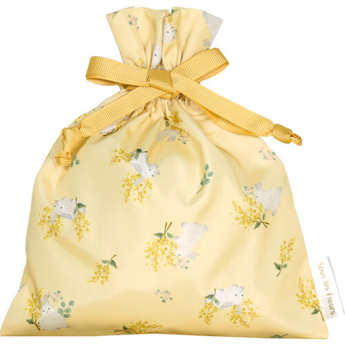 #ラボクリップ 身辺雑貨 スーレフルール･巾着  イエロー A26-SFKK-YE