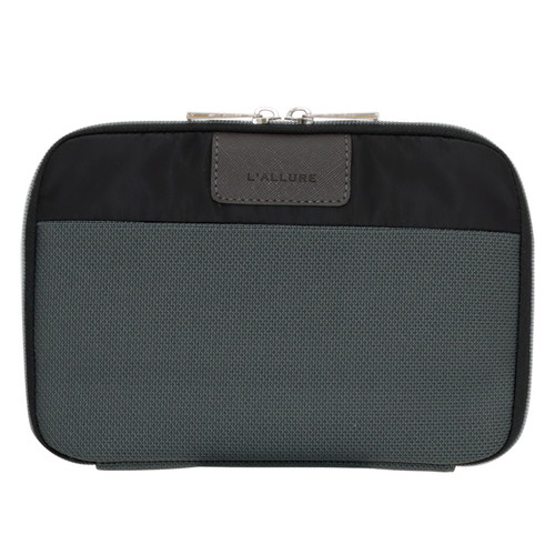 #ラボクリップ OA関連小物 ラリュール･マルチポーチ カード収納6枚対応 スモーキーブラック A26-LLMU-BK