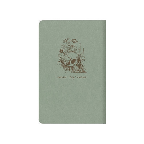 #クオバディス・ジャパン(国内販売のみ） ノート フライングスピリット糸綴じノート 9x14･横罫 スカル cf107596b