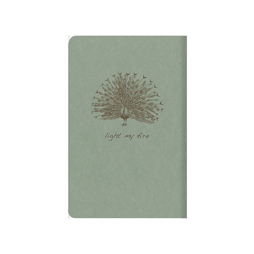 #クオバディス・ジャパン(国内販売のみ） ノート フライングスピリット糸綴じノート 9x14･横罫 クジャク cf107596d