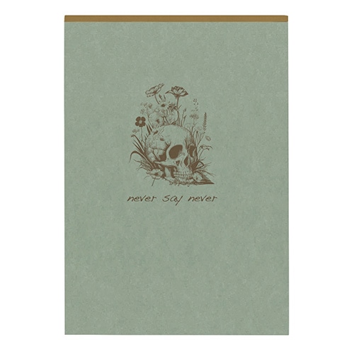 #クオバディス・ジャパン(国内販売のみ） メモ フライングスピリットメモパッド A5･横罫 スカル cf107636b