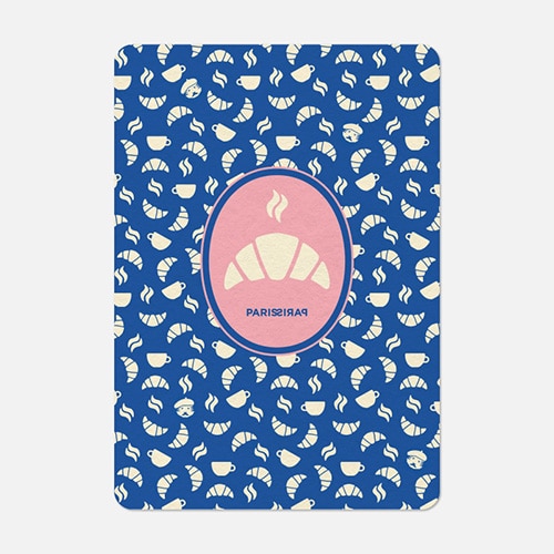 #クオバディス・ジャパン(国内販売のみ） カード グリーティンクカードCROISSANT A6 ブルー ptcara6s-026-ti