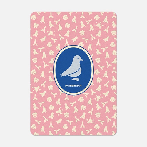 #クオバディス・ジャパン(国内販売のみ） カード グリーティンクカードPIGEON A6 ピンク ptcara6s-027-ti