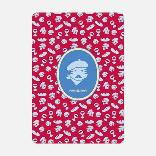 #クオバディス・ジャパン(国内販売のみ） カード グリーティンクカードTIGREFRANCAIS A6 レッド ptcara6s-028-ti