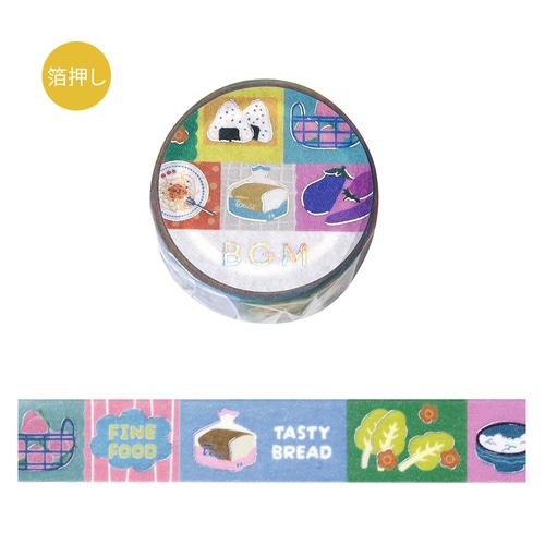 #ビージーエム マスキングテープ ライフ  ポップフード BM-LGCA140