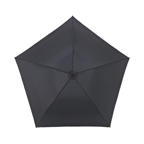 #アンベル 折りたたみ雨傘 pentagon LARGE  親骨サイズ54cm Black A2720
