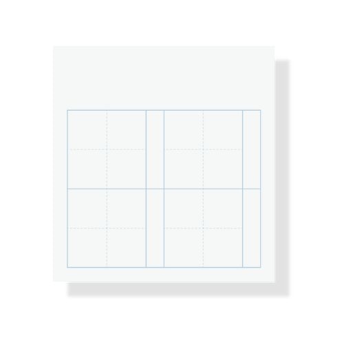 #+teacher付箋 マス目フセン･Kaketa!  クリームホワイト MFSN-04