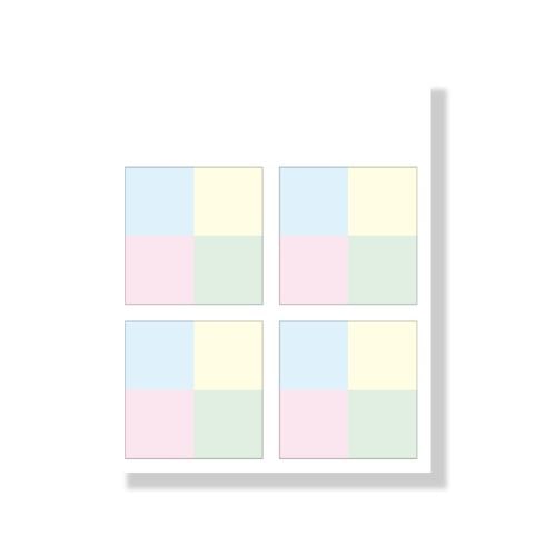 #+teacher付箋 カラーマスフセン  カラー KMF-01
