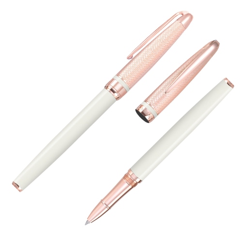 #インターアクト ボールペン ローリエートローラーボールペン 0.6mm ロイヤルホワイト 6J056RP-RG9