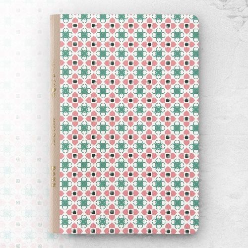 #インターアクト ノート IWIタクミ･ノートブックオールド台湾タイル A5 幸運のクローバー NTILESA5-7G