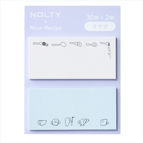 #日本能率協会(国内販売のみ） 付箋 NOLTY付箋・ニコレシピコラボ  オヤツ NNF02