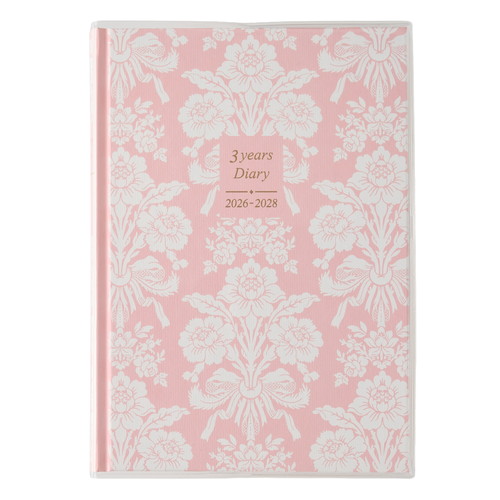 #日本能率協会 ペイジェム 日記 2026年 A5 メモリー 3年連用 ローラアシュレイ タットン 8631 (2026年 1月始まり)