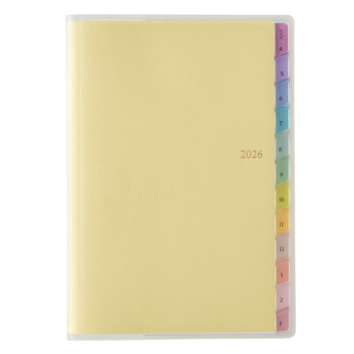 #日本能率協会(国内販売のみ） ペイジェム 手帳 2026年 4月始まり B6 ウィークリー メモ 月曜始まり イエロー 9990