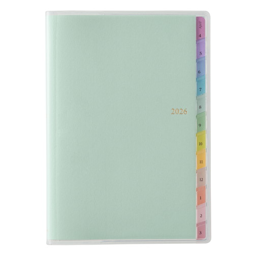 #日本能率協会(国内販売のみ） ペイジェム 手帳 2026年 4月始まり B6 ウィークリー バーチカル 月曜始まり ミント 9992