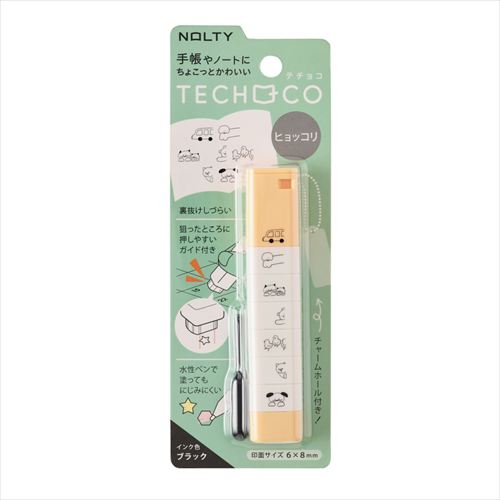 #日本能率協会 印章用品 テチョコ･アイコンスタンプ  ニコレシピヒョッコリ TCIS06