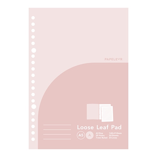 #キョクトウ・アソシエイツ リーフパッド パペルールLLパッド A5･Ａ罫  RPL01A