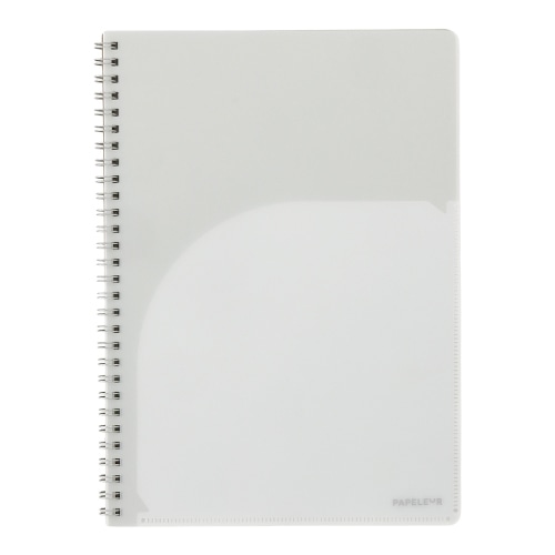#キョクトウ・アソシエイツ ノート パペルール･Ｗリングノート B5 ホワイト PT114W