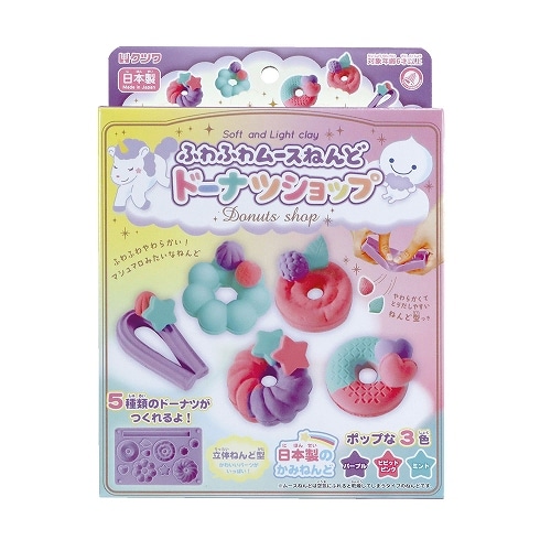#クツワ クラフト用品 ムースのミニドーナツショップ   PT217