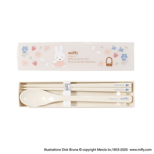 #クツワ(国内販売のみ） ランチ雑貨 箸・スプーンセット  ミッフィー MF953