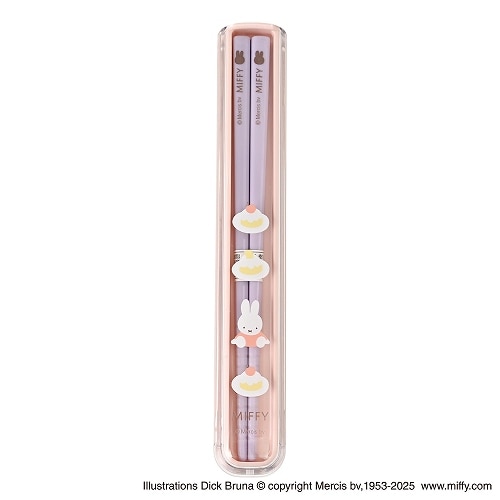 #クツワ(国内販売のみ） ランチ雑貨 箸・ケースセット  ミッフィー MF971