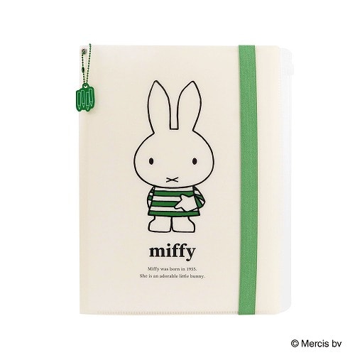 #クツワ(国内販売のみ） ファイリング用品 クリアホルダー A4･6Pバンド付 グリーン MF974C