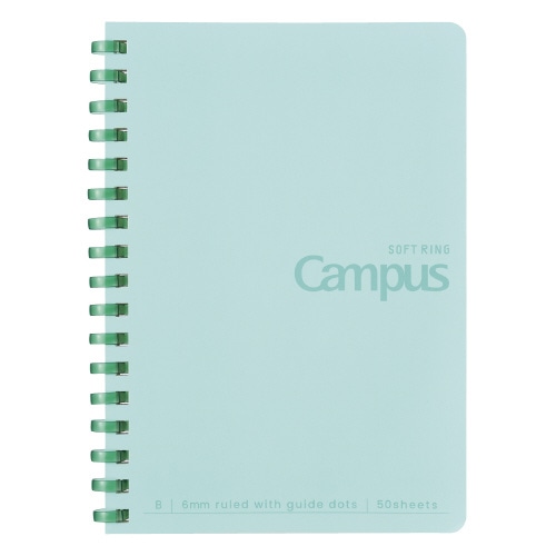 #コクヨ ノート キャンパスソフトリングドット A6･50枚  ｽ-S151BT-G