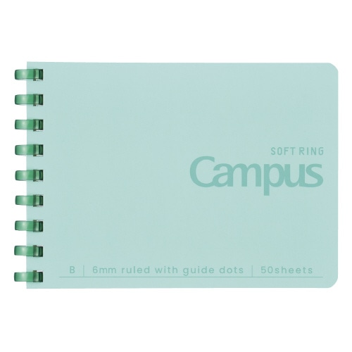 #コクヨ ノート キャンパスソフトリングドット A7･50枚  ﾒ-S171BT-G