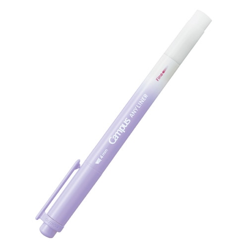 #コクヨ マーカー エニーライナー･マーカー 4mm･細字 スモーキーバイオレット WPM1-14